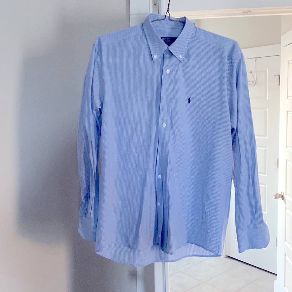 Polo dress shirt long sleeve